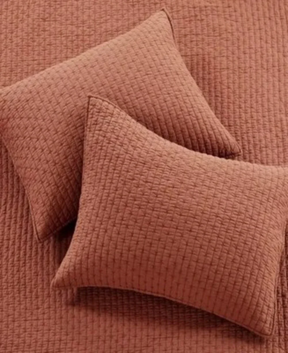 Levtex Home Cross Stitch Quilt Set Full/Queen - Clay